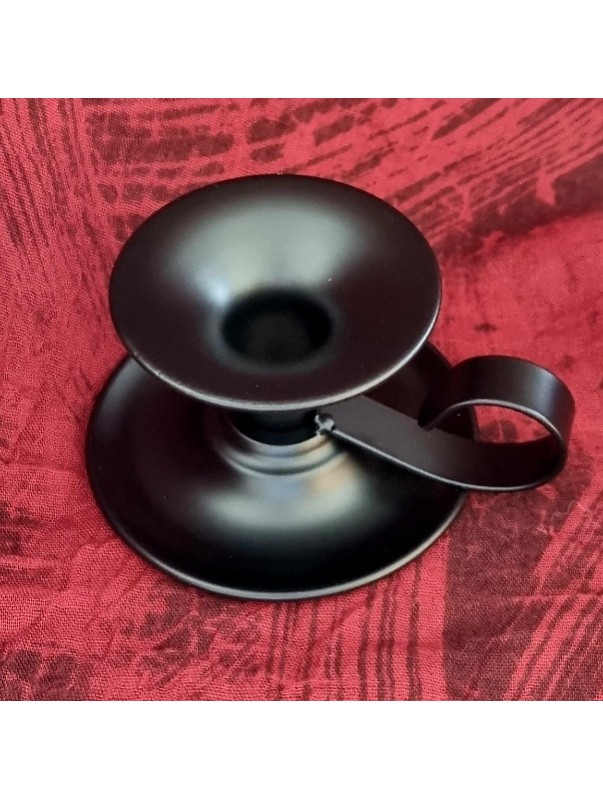 BOUGEOIR NOIR (avec anse)