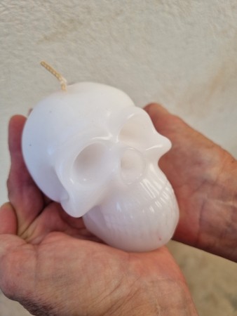 CRANE Bougie / Skull candle