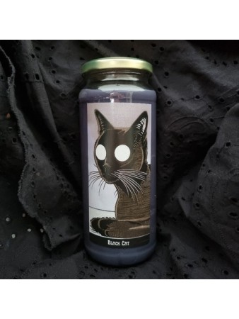 BLACK CAT / Chasse la malchance / 7 Days candle