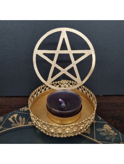 Porte bougie pentacle