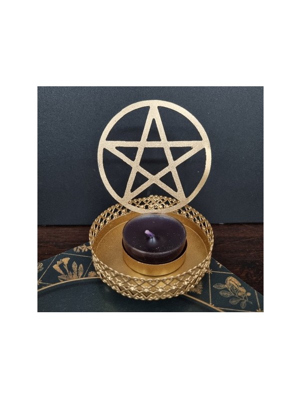 Porte bougie pentacle