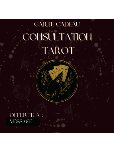 CONSULTATION TAROT "CARTE CADEAU"