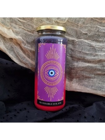 copy of REVERSIBLE EVIL EYE / Renvoyer le mal - mauvais œil / 7 Days candle